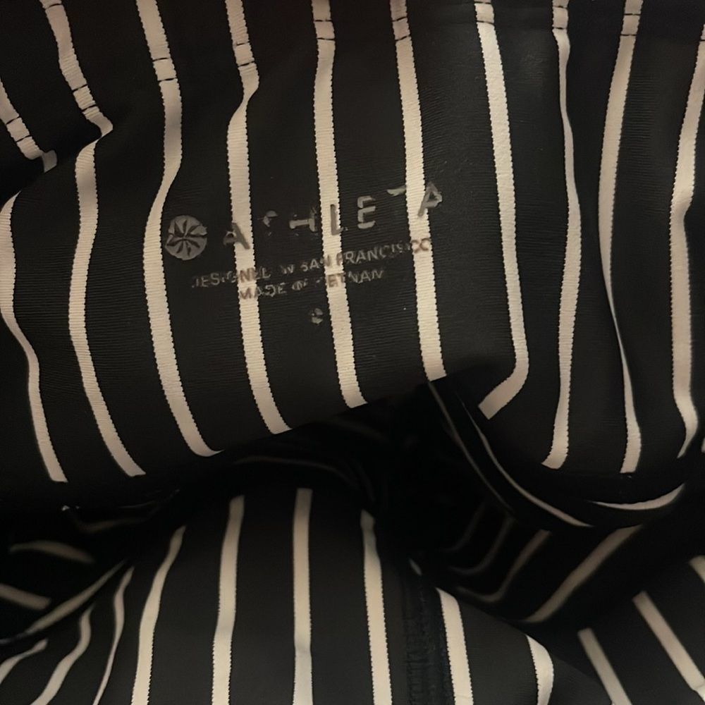 Athleta Stripe Contender 7/8 Tights Leggings S - Picture 7 of 7